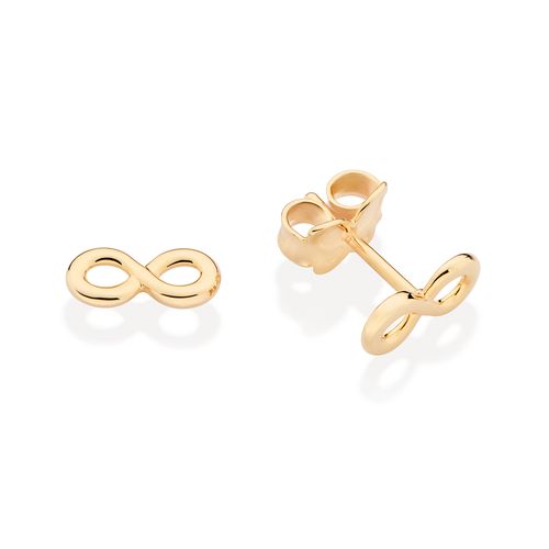 BRINCO INFINITO BANHADO A OURO 18K