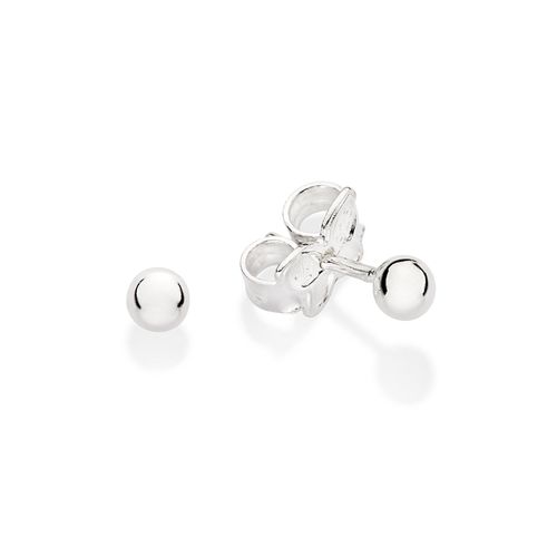 BRINCO BOLA 3 MM DE PRATA 925