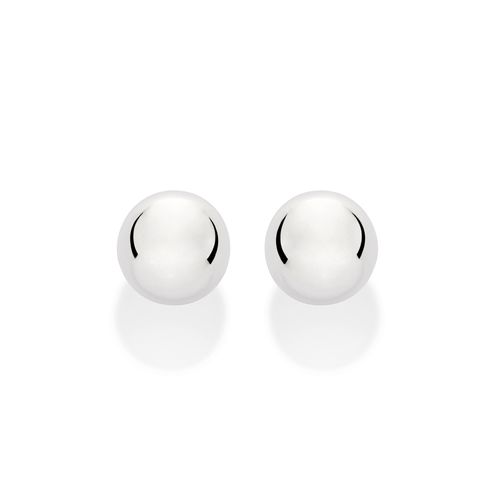BRINCO BOLA 8 MM DE PRATA 925