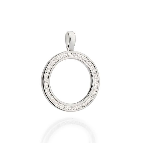 PINGENTE DE PRATA 925 COM ZIRCÔNIAS