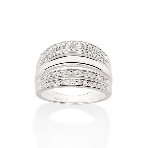 MAXI ANEL DE PRATA 925 COM ZIRCÔNIAS
