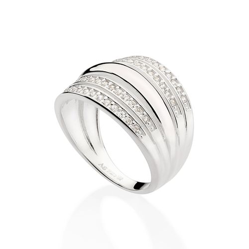 MAXI ANEL DE PRATA 925 COM ZIRCÔNIAS