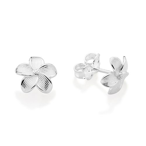 BRINCO FLOR DE PRATA 925