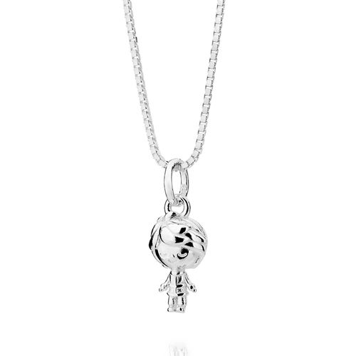 PINGENTE MENINO DE PRATA 925