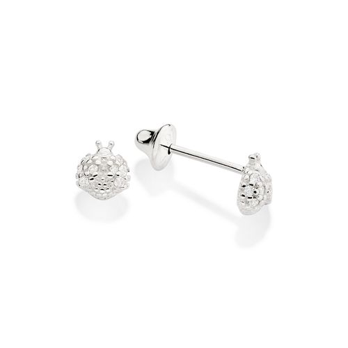 BRINCO JOANINHA DE PRATA 925 COM ZIRCÔNIAS