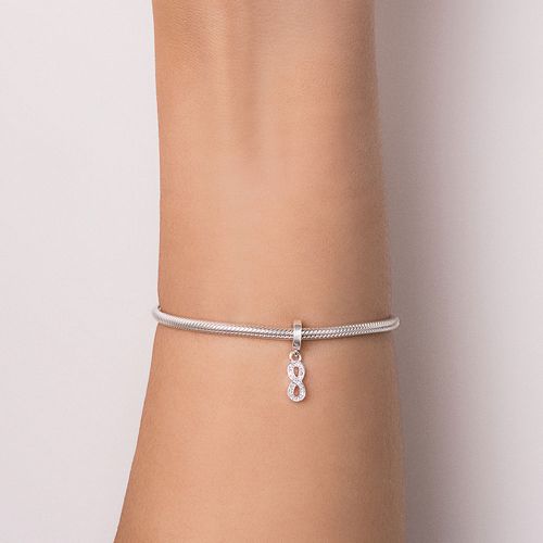 BERLOQUE INFINITO DE PRATA 925 COM ZIRCÔNIAS