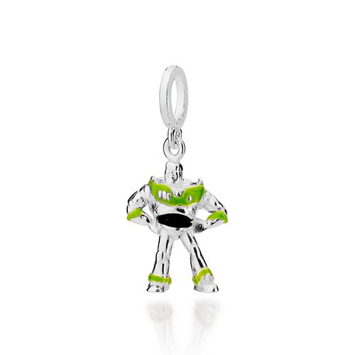 PINGENTE BUZZ LIGHTYER DE PRATA MACIÇA 925 COM APLICAÇÃO DE RESINA