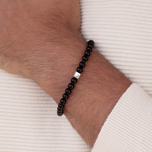 PULSEIRA SHAMBALA COM PEDRAS SINTÉTICAS DE PRATA MACIÇA 925